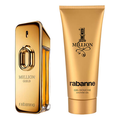 Kit Coffret Rabanne Million Gold Masculino Eau de Parfum Intense
